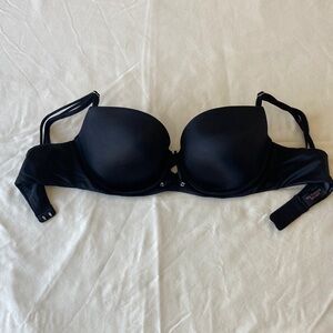 Victoria's Secret Black Push-Up, Underwire Bra, sz-34C